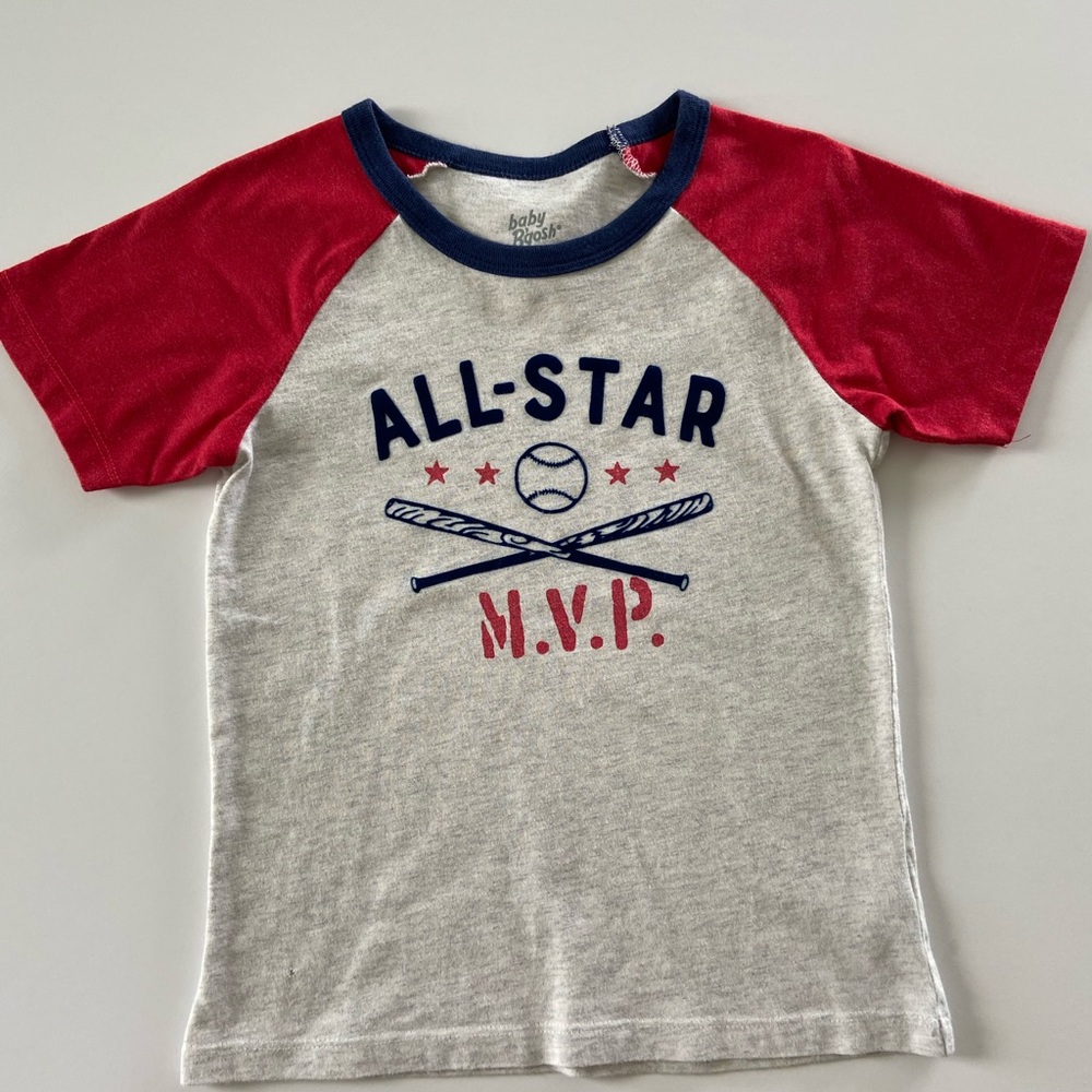 4 Toddler Boy short sleeve shirts 4T & 5T - Picture 3 of 8